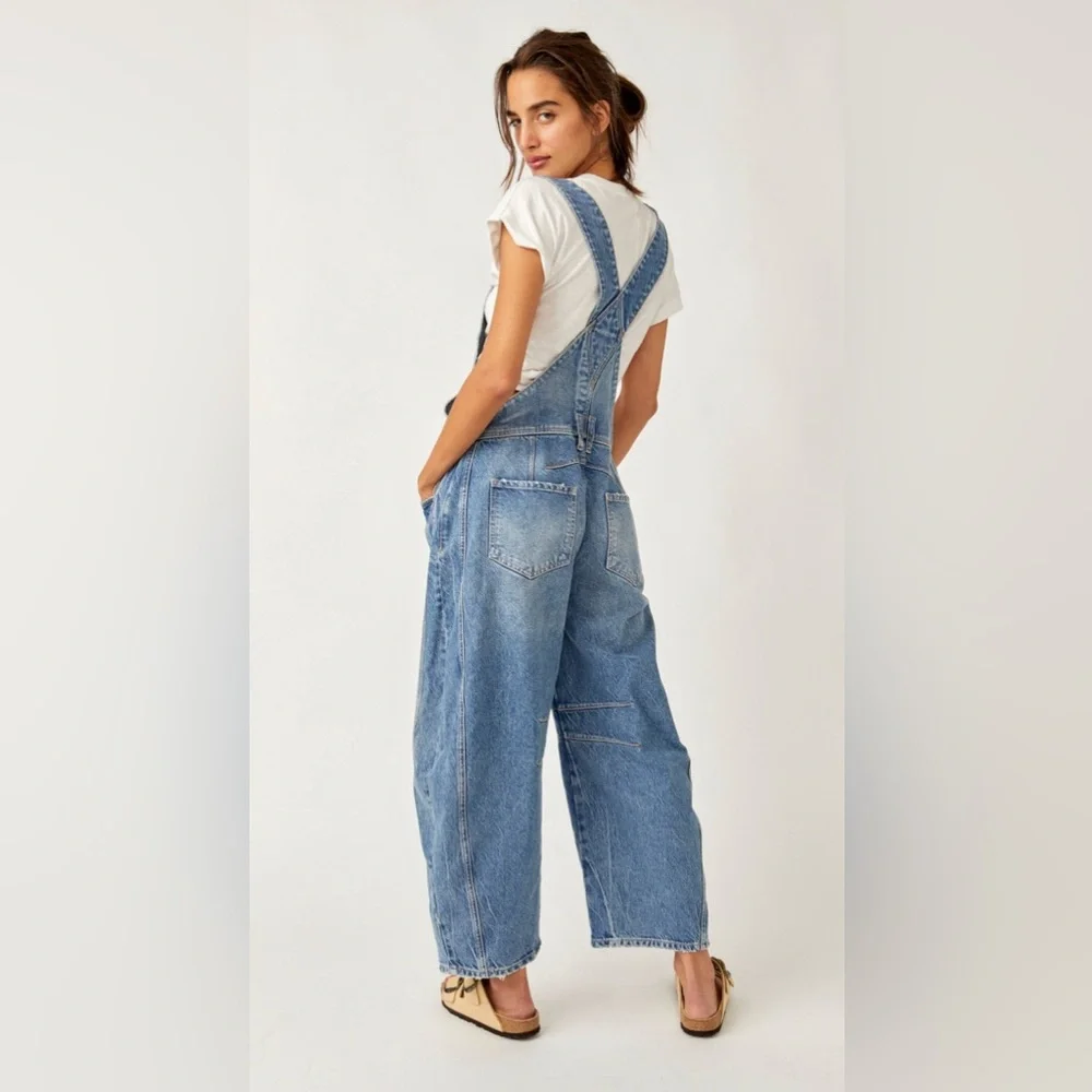 Free People Good Luck Overall Size XL B1205